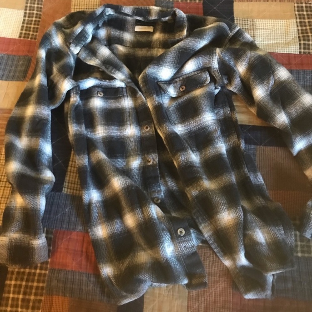 Field and Stream Men’s Flannel Plaid Shirt Jacket Size L